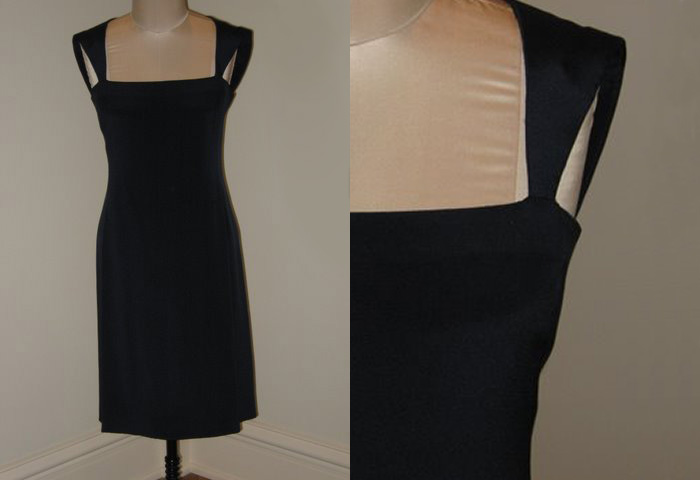 Geoffrey Beene's take on the Little Black Dress.